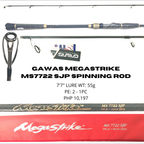 Gawas Megastrike MS7722 SJP/55G Spinning Rod (To be updated)