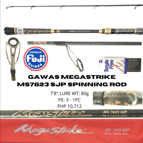Gawas Megastrike MS7823 SJP Spinning Rod (To be updated)