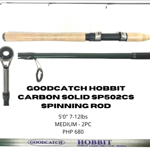 Goodcatch Hobbit Carbon Solid SP502CS Spinning Rod (To be updated)