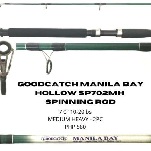 Goodcatch Manila Bay Hollow SP702MH Spinning Rod (To be updated)