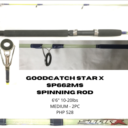 Goodcatch Star X Spinning Rod SP662B Spinning Rod (To be updated)