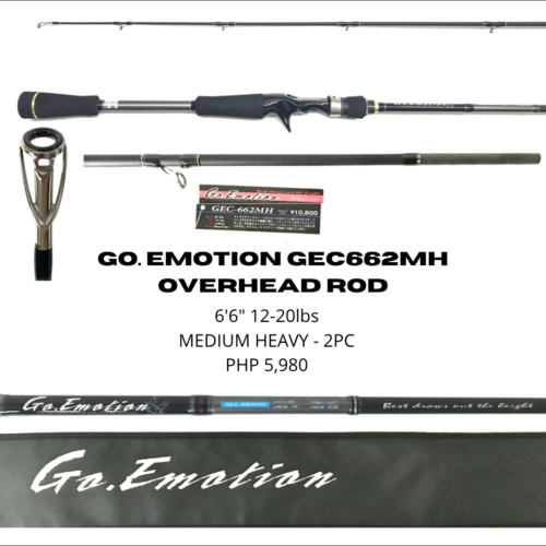 Major Craft Go Emotion GEC-662MH Overhead Rod (To be updated)