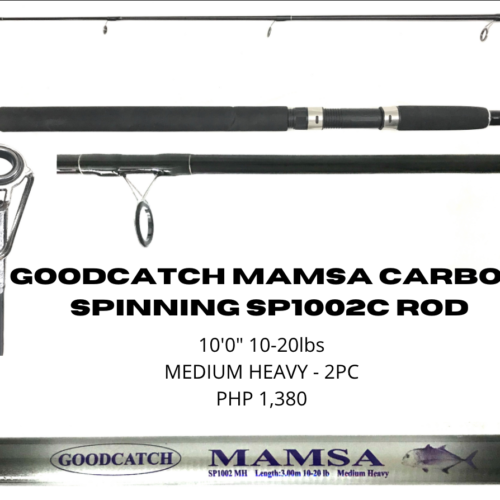 Goodcatch Mamsa Carbon Spinning SP1002C Rod (To be updated)