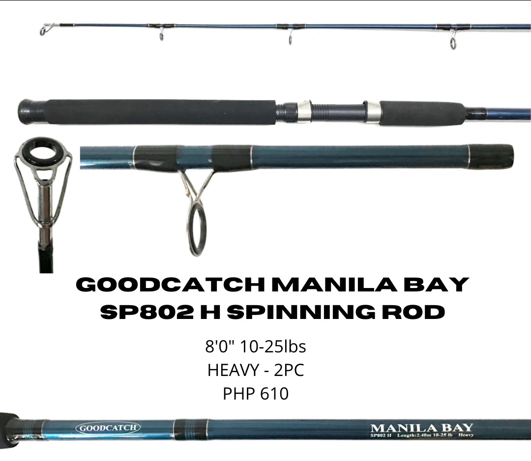 Goodcatch Manila Bay Hollow Spinning SP802H Rod (To be updated)