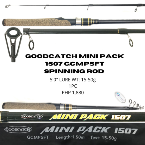 Goodcatch Mini Pack 1507 GCMP5FT Telescopic Spinning Rod