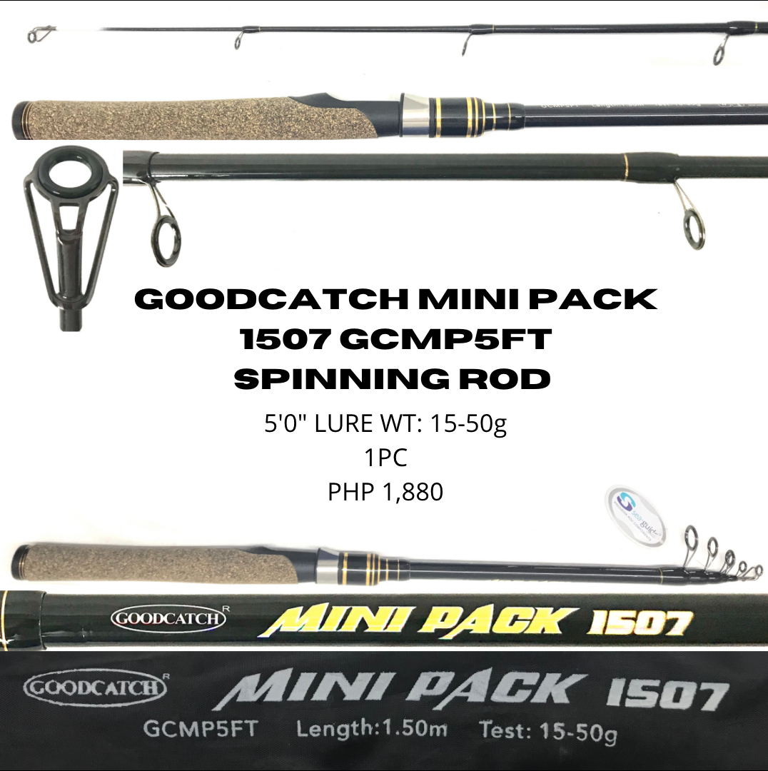 Goodcatch Mini Pack 1507 GCMP5FT Telescopic Spinning Rod