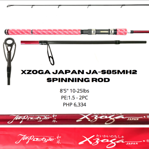 Xzoga Japan JA-S85MH2 Spinning Rod (To be updated)