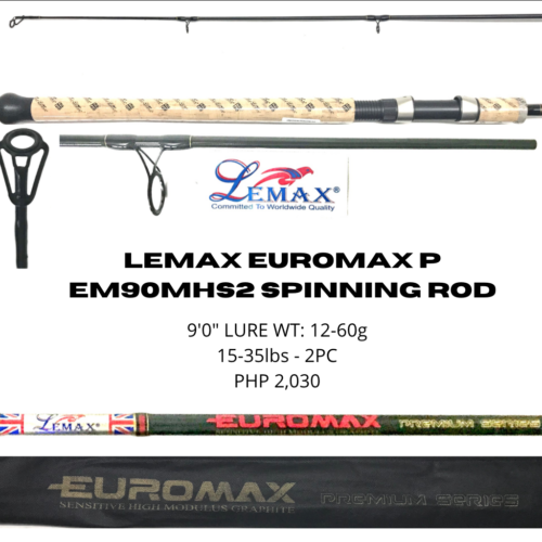 Lemax Euro Max P EM90MHS2 Spinning Rod (To be updated)