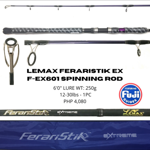 Lemax Feraristik EX F-EX601 Spinning Rod (To be updated)