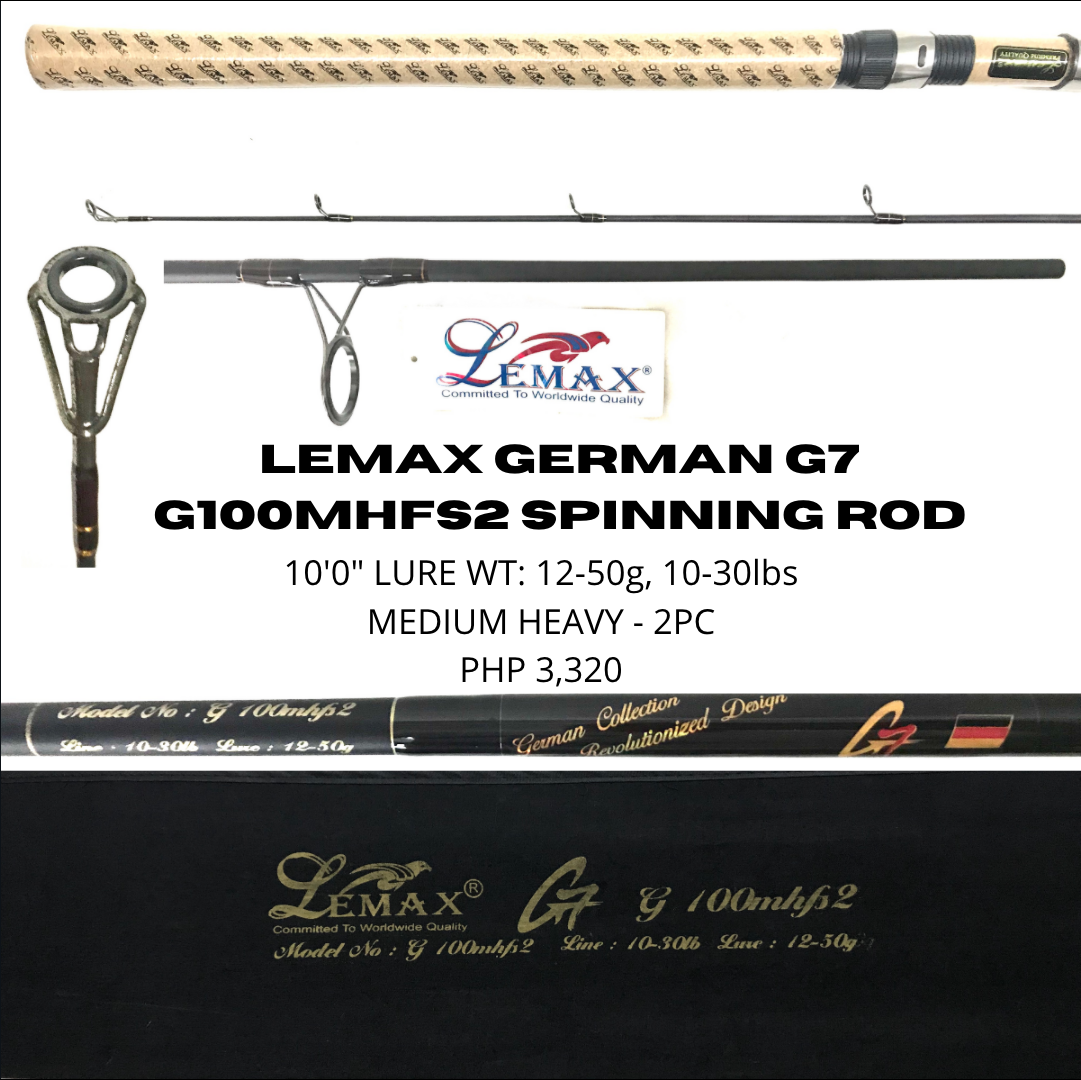 Lemax German G7 G100MHFS2 Spinning Rod (To be updated)