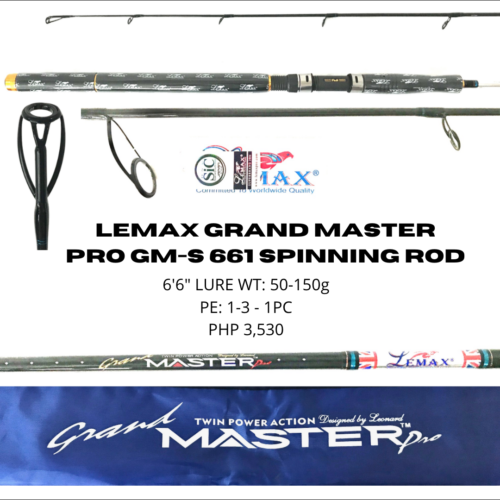 Lemax Grand Master Pro GMS661 Spinning Rod (To be updated)
