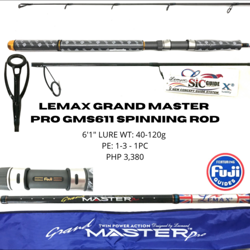 Lemax Grand Master Pro GMS611 Spinning Rod (To be updated)