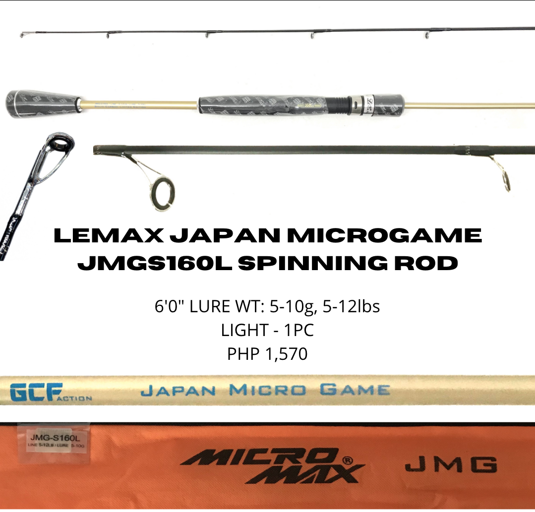 Lemax Japan Microgame JMGS160L Spinning Rod (To be updated)