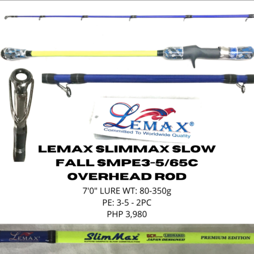 Lemax Slimmax Slow fall SMPE3-5/65C Overhead Rod (To be updated)