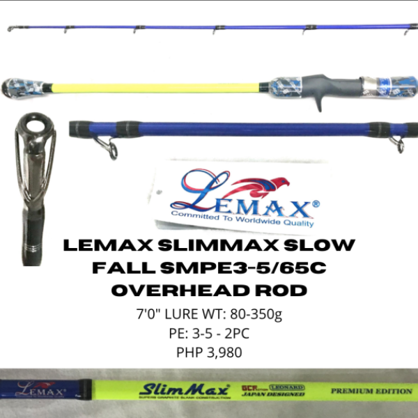 Lemax Slimmax Slow fall SMPE3-5/65C Overhead Rod