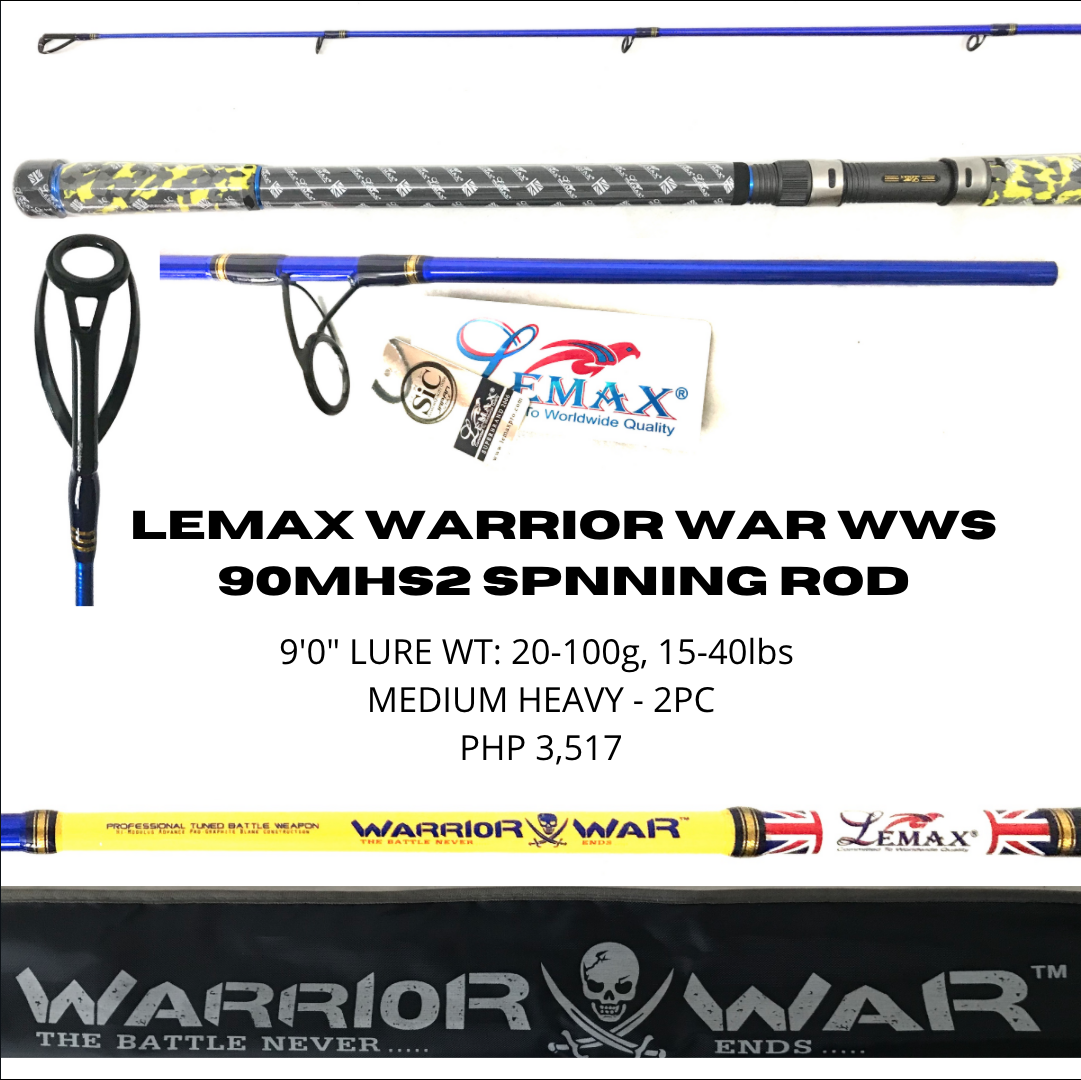 Lemax Warrior War WWS 90MHS2 Spinning Rod (To be updated)