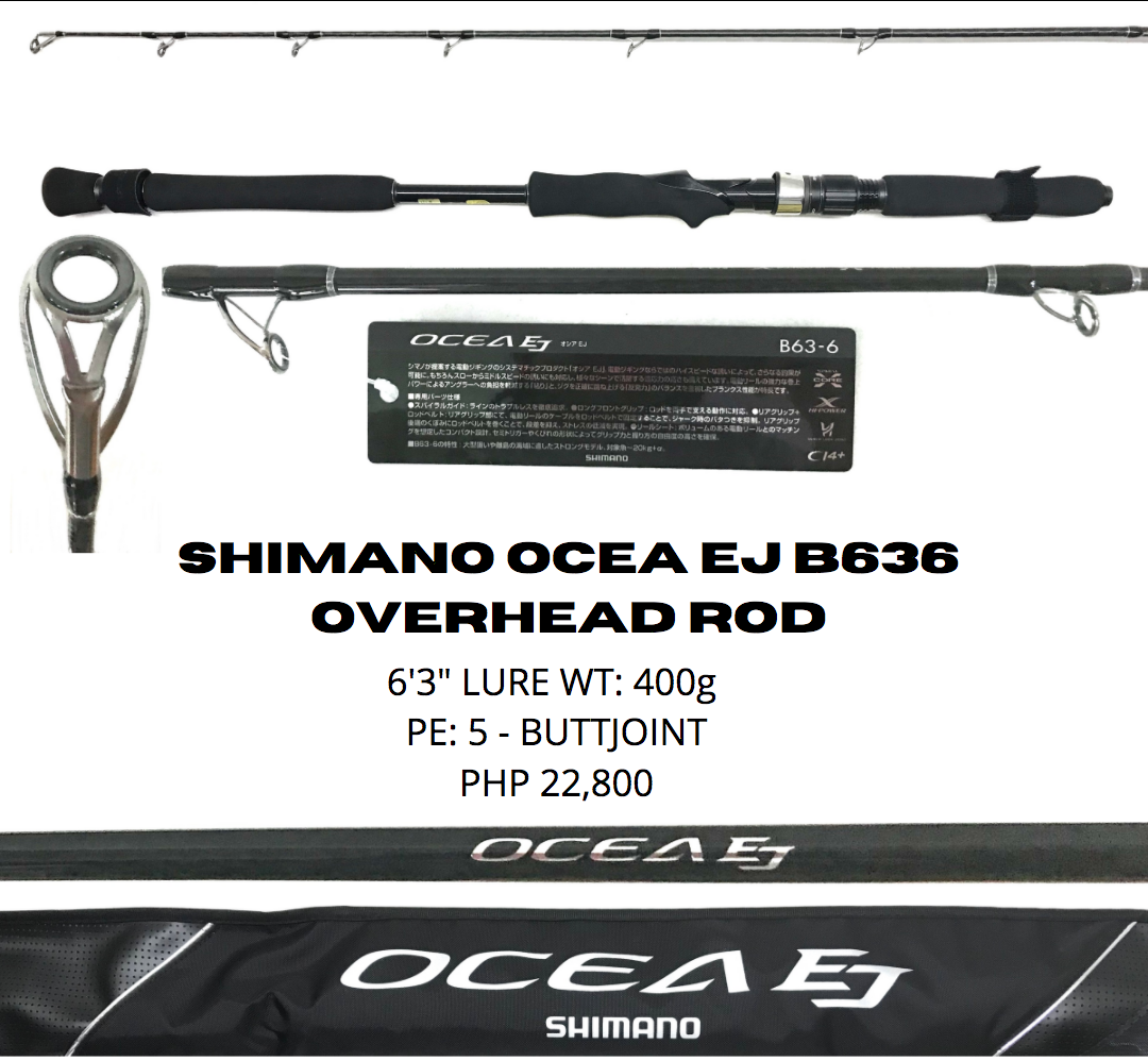 Shimano Ocea EJ B636 Overhead Rod (To be updated)