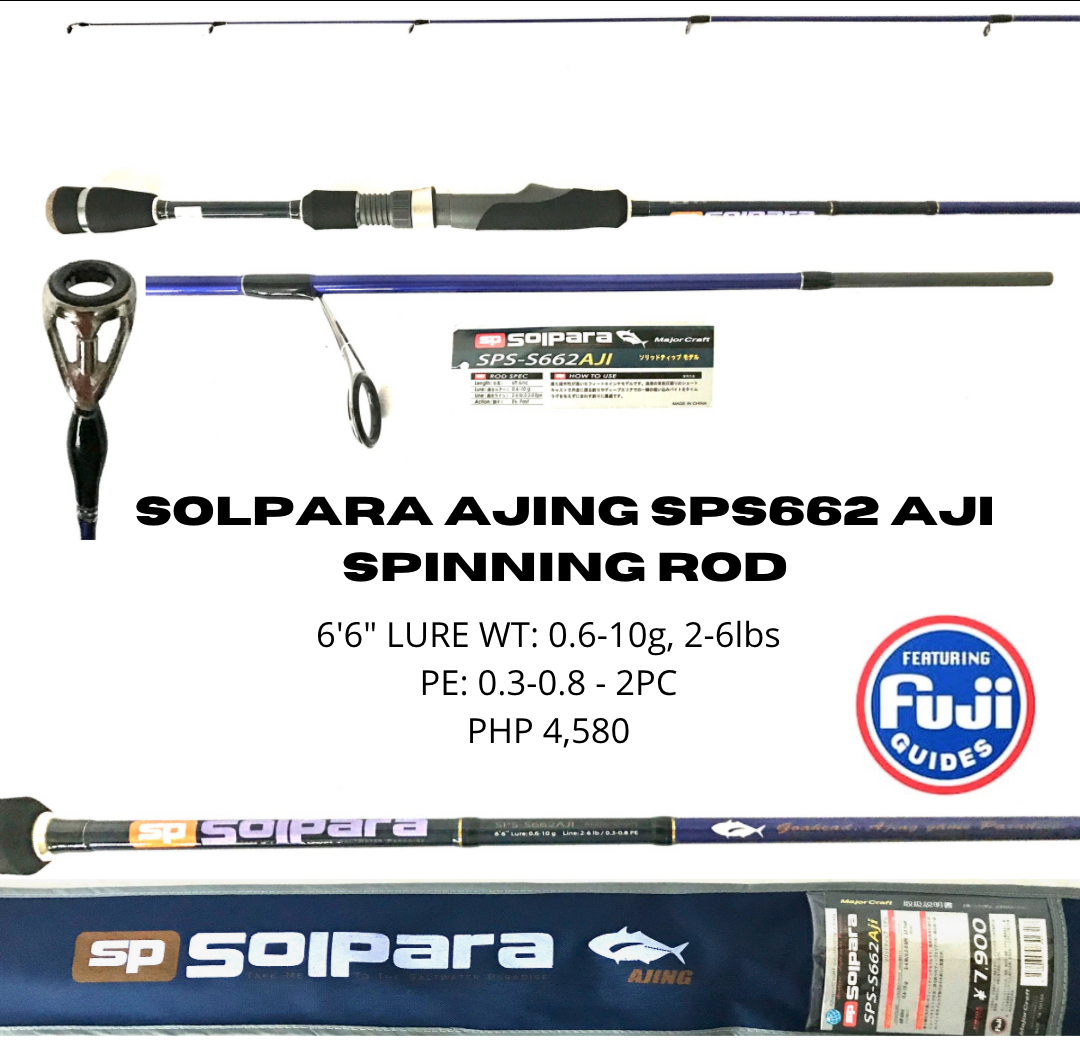Major Craft Solpara Ajing SPS-S662 AJI Spinning Rod (To be updated)