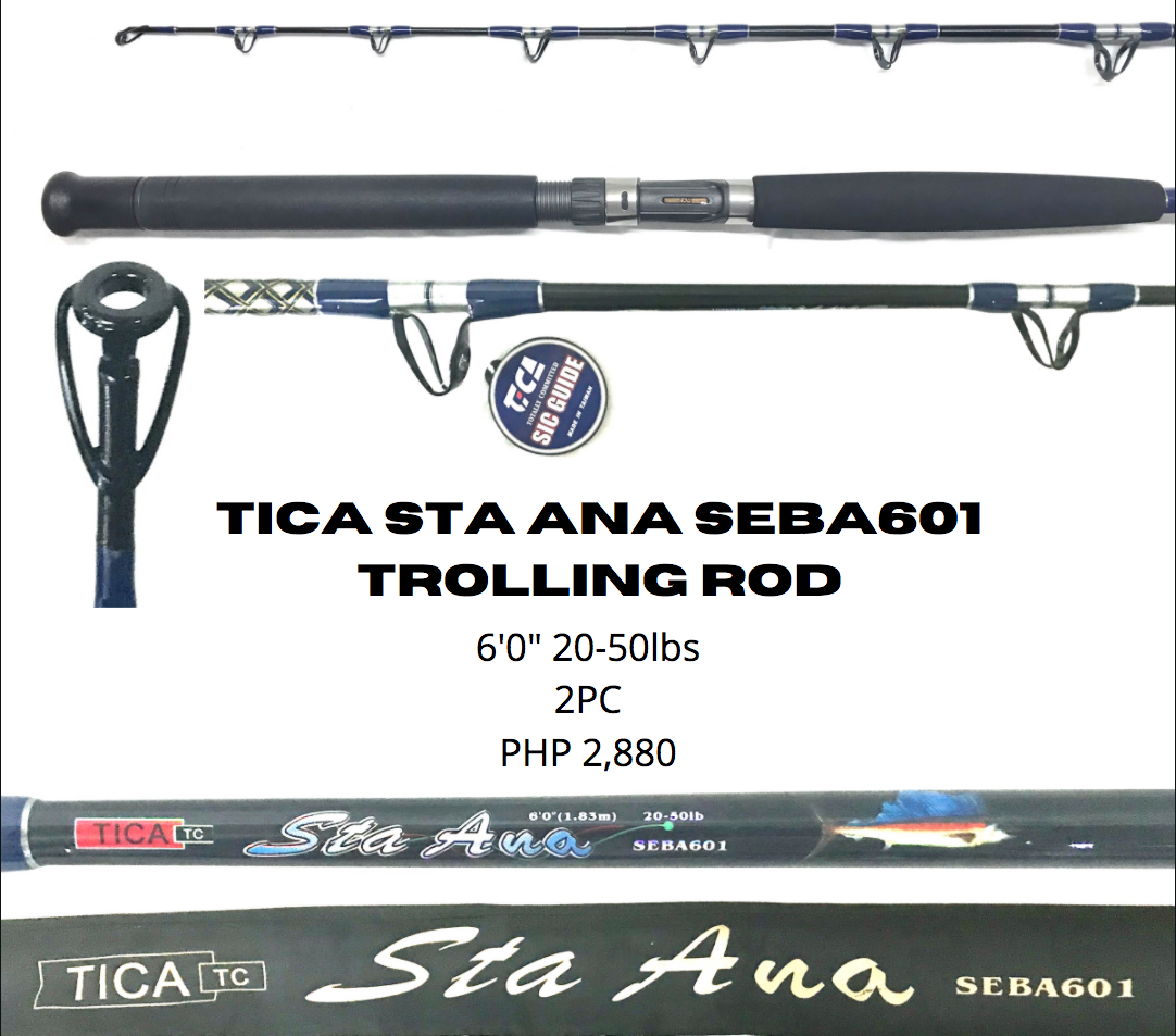 Tica Sta Ana SEBA601 Trolling Rod (To be updated)