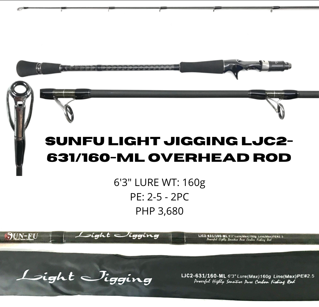Sunfu Light Jigging LJC2-631/160-ML Overhead Rod (To be updated)