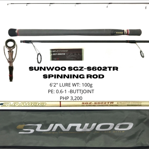 Sunwoo SG2-S602TR Spinning Rod (To be updated)