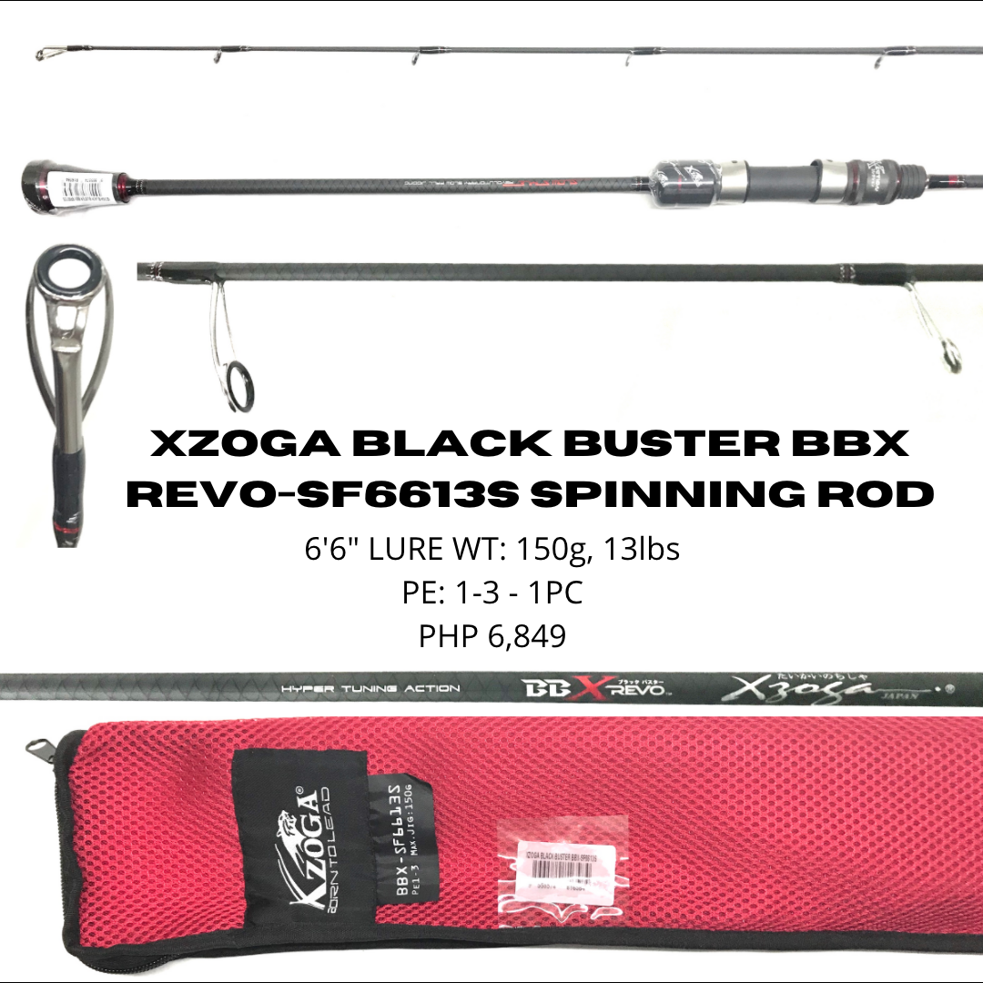Xzoga Black Buster BBX REVO-SF6613S Spinning Rod (To be updated)