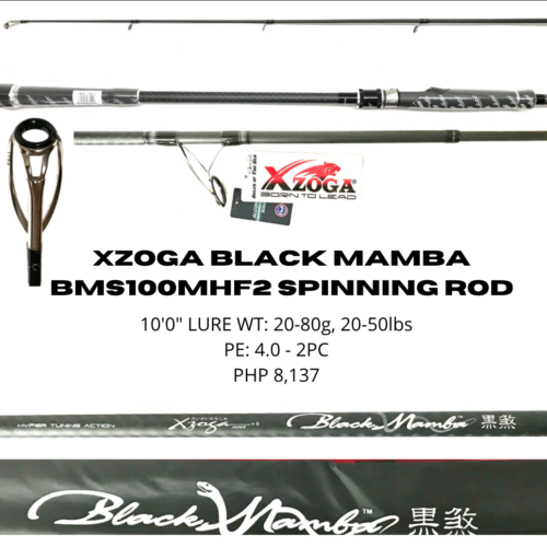 Xzoga Black Mamba BMS100MHF2 Spinning Rod (To be updated)