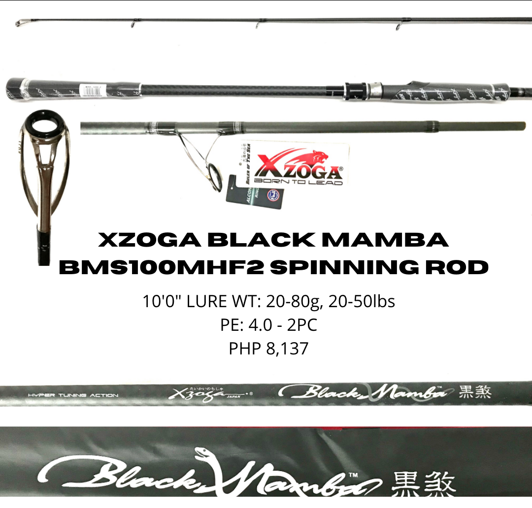 Xzoga Black Mamba BMS100MHF2 Spinning Rod (To be updated) – Goodcatch