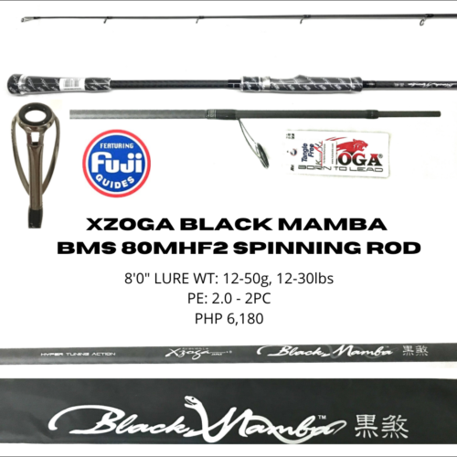 Xzoga Black Mamba BMS80MHF2 Spinning Rod (To be updated)