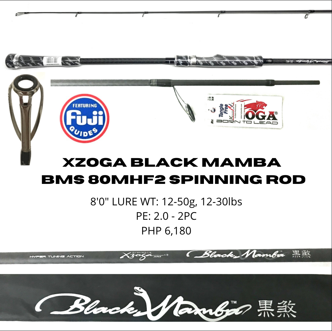 Xzoga Black Mamba BMS80MHF2 Spinning Rod (To be updated)