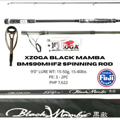 Xzoga Black Mamba BMS90MHF2 Spinning Rod (To be updated)