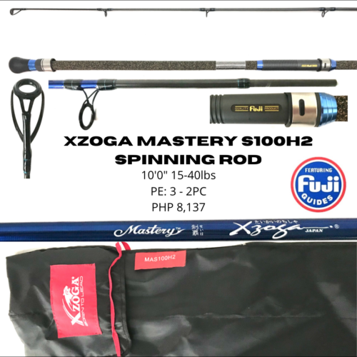 Xzoga Mastery S100H2 Spinning Rod  (To be updated)