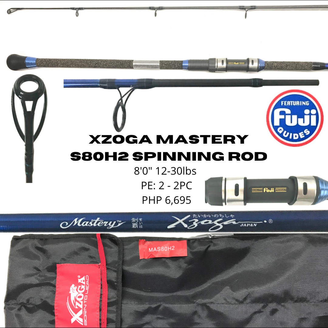 Xzoga Mastery S80H2 Spinning Rod (To be updated)
