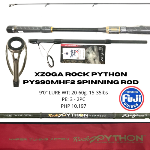 Xzoga Rock Python PYS90MHF2 Spinning Rod (To be updated)