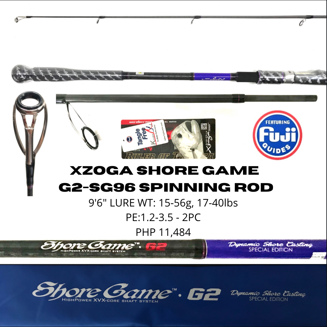 Xzoga Shore Game G2-SG96 Spinning Rod (To be updated)