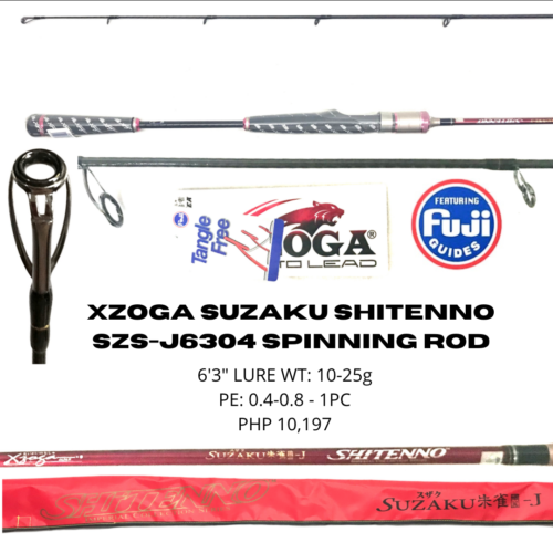 Xzoga Shitenno SZS-J6304 Spinning Rod (To be updated)