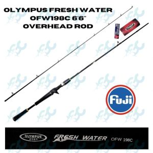 Olympus Fresh Water OFW198C 6’6” Overhead Rod Length 1.98m 2pc ML 5-18g Goodcatch Fishing Buddy - Image 3