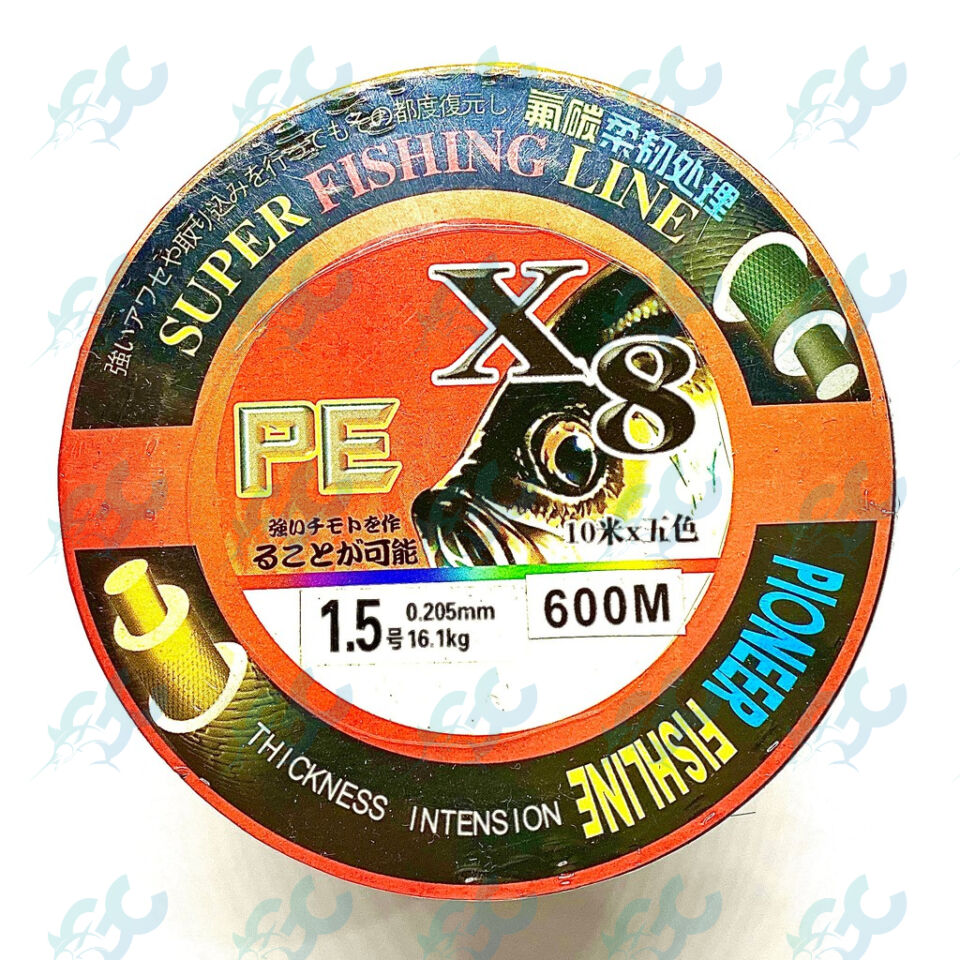 Pioneer Super PE X8 600m Braided Fishing Line Fishing Buddy GoodCatch  Fishing – Goodcatch