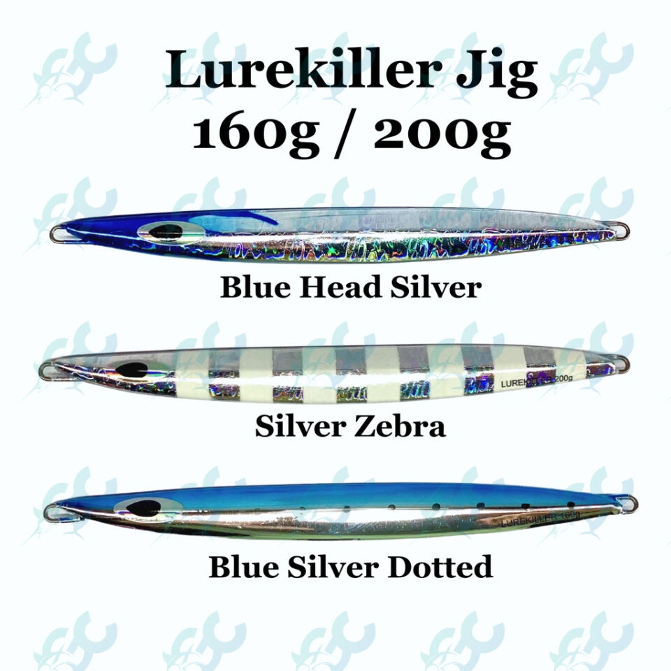 Lurekiller Saltwater Metal Jig 160g 200g Good Catch Fishing Buddy