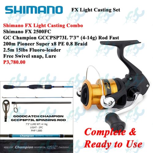 Shimano Light Casting Combo Set Fishing Buddy GoodCatch