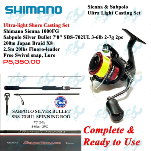 Shimano and Sabpolo Ultra Light Casting Combo Set Fishing Buddy GoodCatch - Image 3