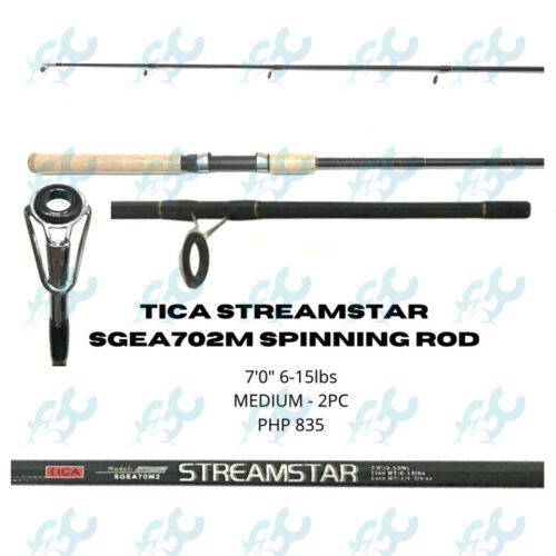 Tica Streamstar SGEA 702M Spinning Fishing Rod GoodCatch Fishing Buddy