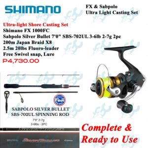 Shimano and Sabpolo Ultra Light Casting Combo Set Fishing Buddy GoodCatch - Image 4