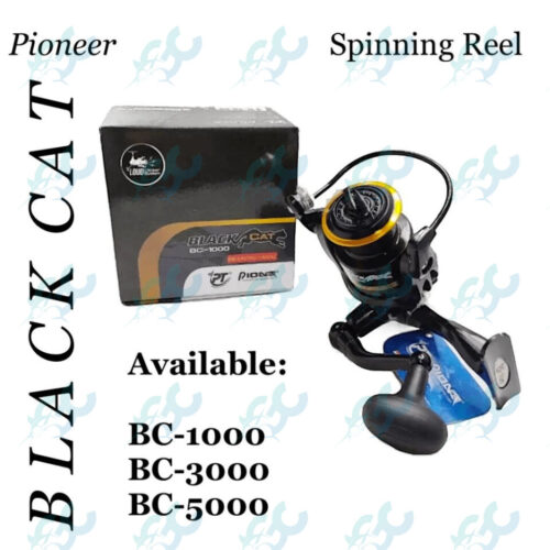 Pioneer Black Cat Spinning Reel GoodCatch Fishing Buddy