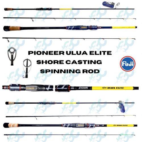 (10 pcs) Pioneer ULUA Elite Shore Casting 862L /  862ML Spinning Fishing Rod Good Catch Fishing Buddy