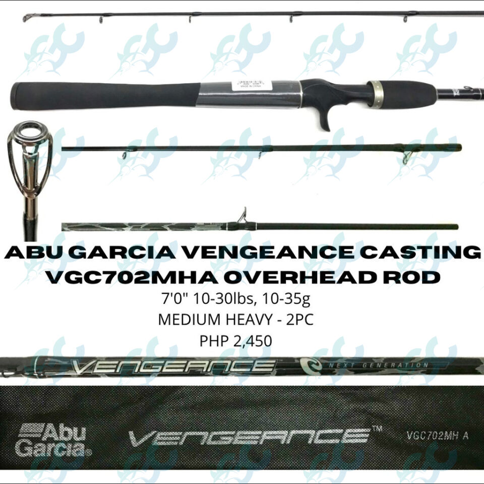 Abu Garcia Vengeance Casting VGC702MHA Overhead Rod Fishing Buddy GoodCatch  – Goodcatch