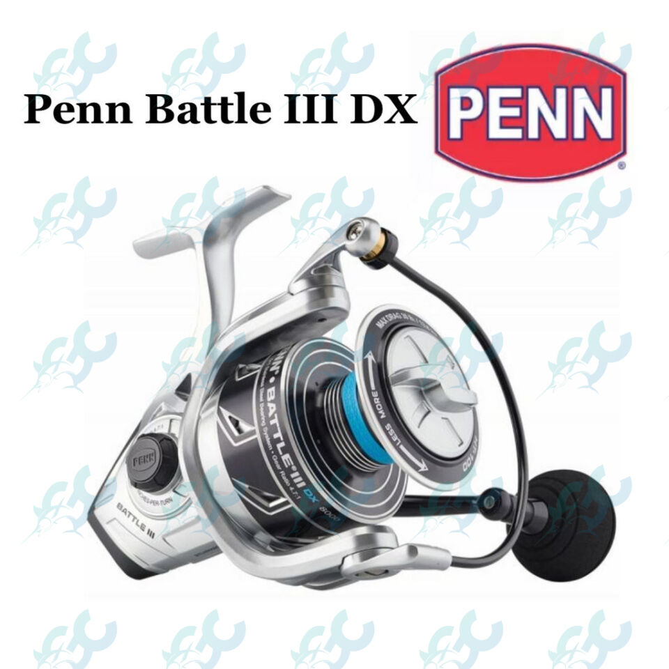Penn Battle III and Battle III DX Spinning Fishing Reel