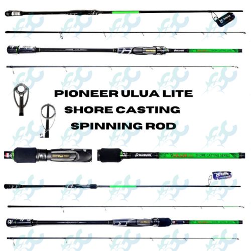 (10pcs) Pioneer ULUA LITE Shore Casting 862L / 862ML Spinning Fishing Rod Good Catch Fishing Buddy