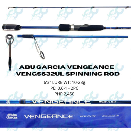 Abu Garcia Vengeance Spinning VGS632UL Spinning Rod GoodCatch Fishing Buddy