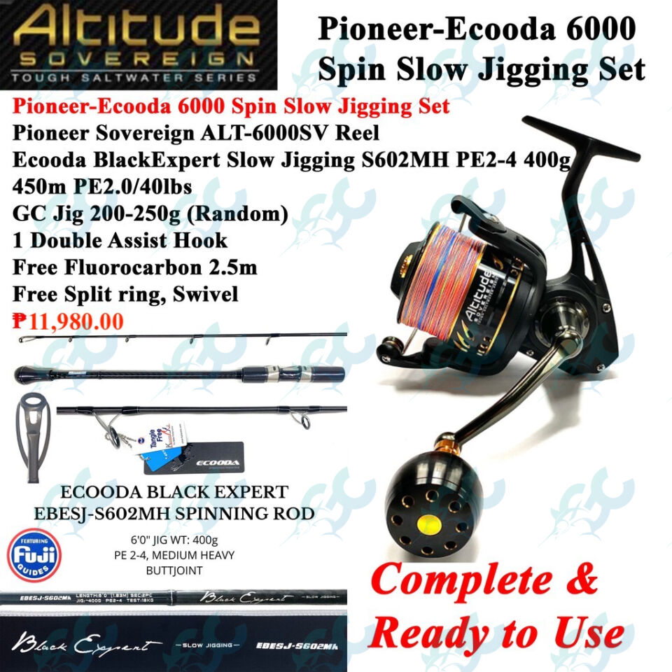 New fishing reel ecooda 3000 and with line and leader